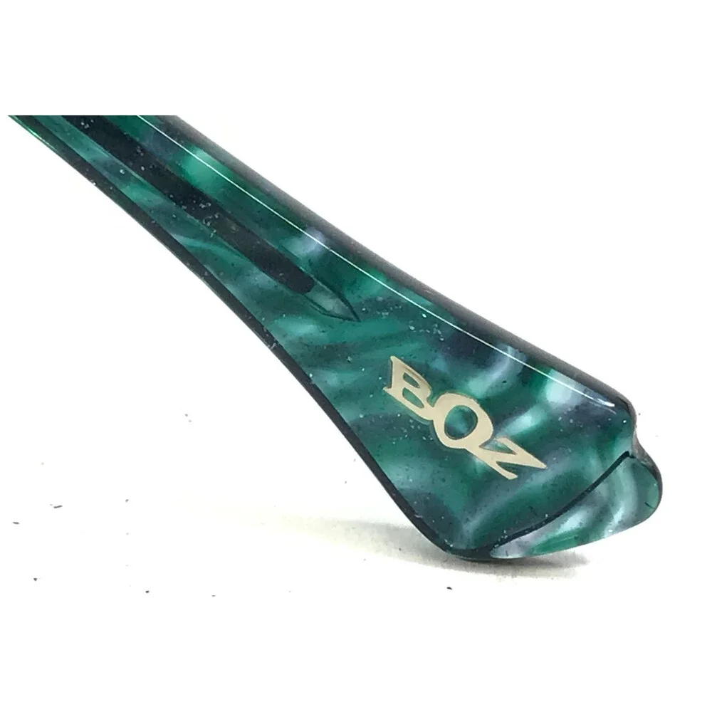 BOZ Eyeglasses Frames EXTRA 4000 Clear Green Marble Matte Black 47-20-140